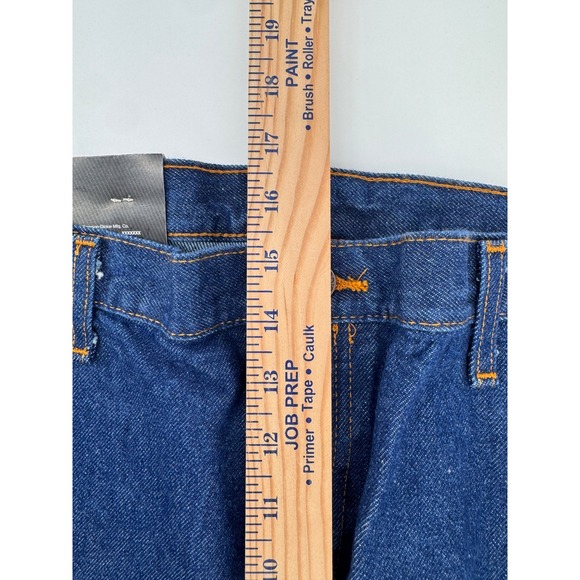 Dickies Jeans 48x32 Relaxed Fit Mens Straight‎ Leg Jeans Dark Wash NEW - Picture 12 of 16